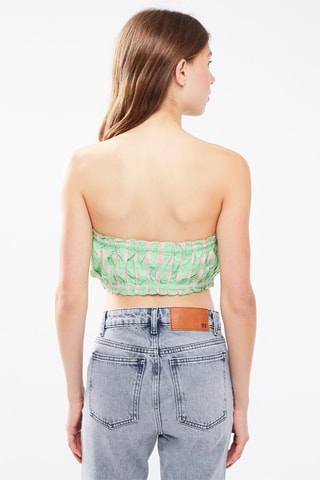 $Crop top bustier - Vert clair