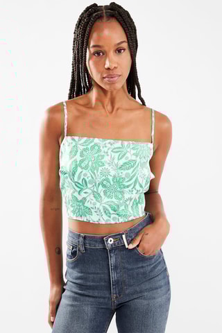 $Crop top - Vert foncé