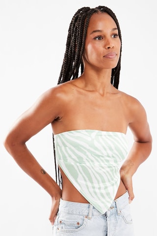 $Top bustier - Vert