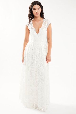 $Robe de mariée en dentelle - Blanc