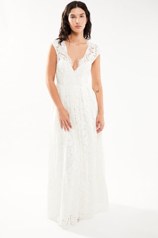$Robe de mariée en dentelle - Blanc