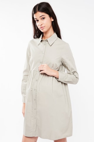 $Robe chemise de maternité - Vert d'eau