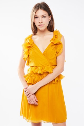 $Robe patineuse - Moutarde