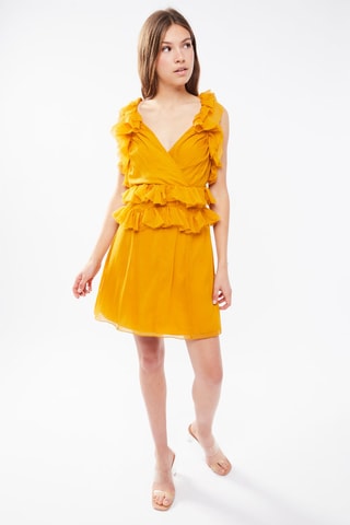 $Robe patineuse - Moutarde