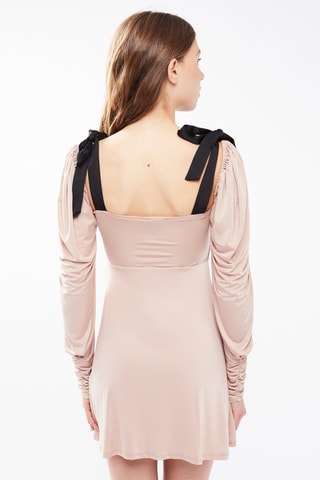 $Robe droite - Rose