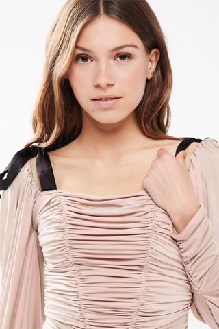 $Robe droite - Rose