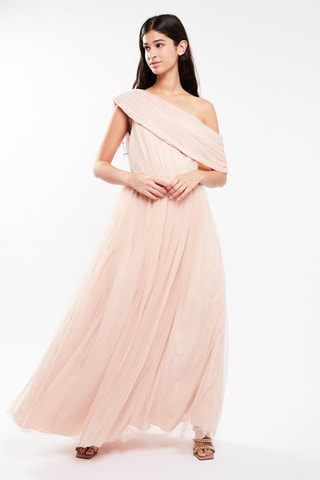 $Robe longue - Beige