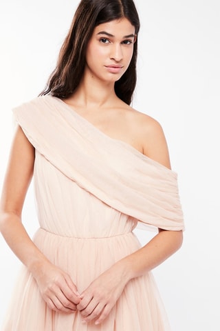 $Robe longue - Beige