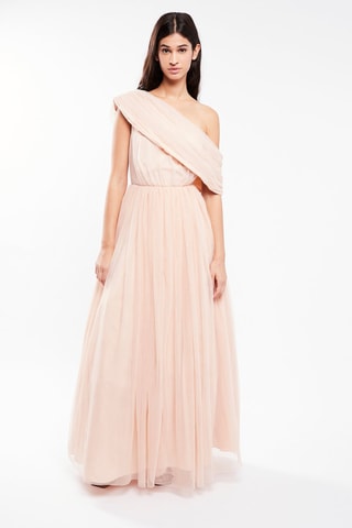 $Robe longue - Beige