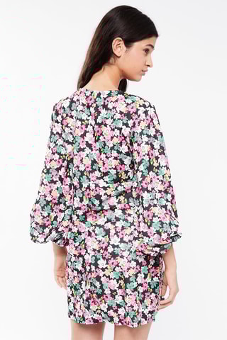 $Robe de maternité - Fuchsia et turquoise
