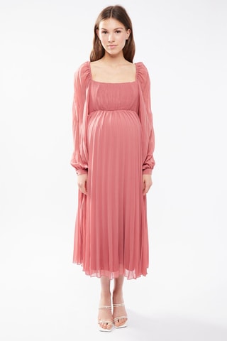 $Robe de maternité - Vieux rose