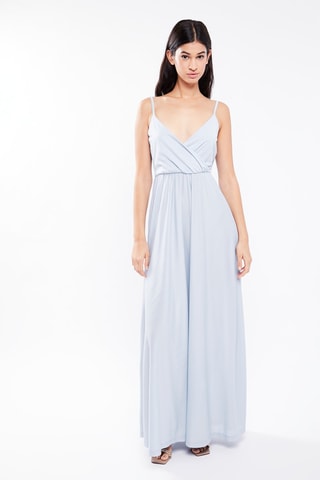 $Robe longue - Bleu clair