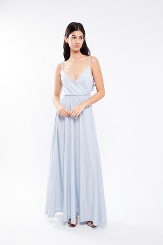 $Robe longue - Bleu clair