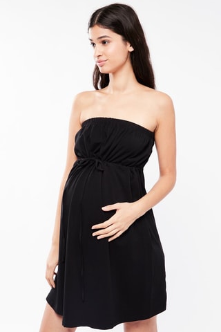 $Robe bustier de maternité - Noir
