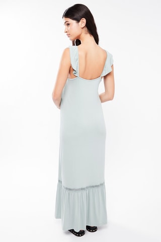 $Robe longue de maternité - Vert