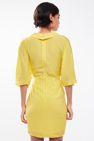 $Robe portefeuille - Jaune