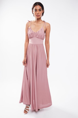 $Robe longue - Rose