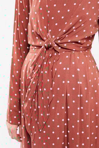 $Robe de maternité - Rouge brique