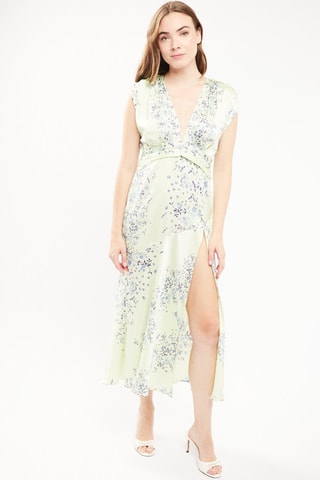 $Robe midi - Vert clair et bleu clair