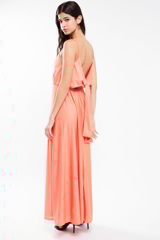 $Robe longue - Corail - Petite