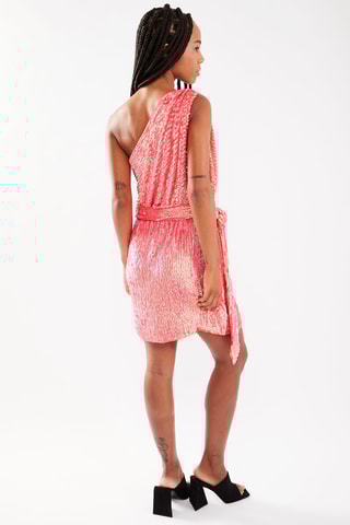 $Robe asymétrique - Rose