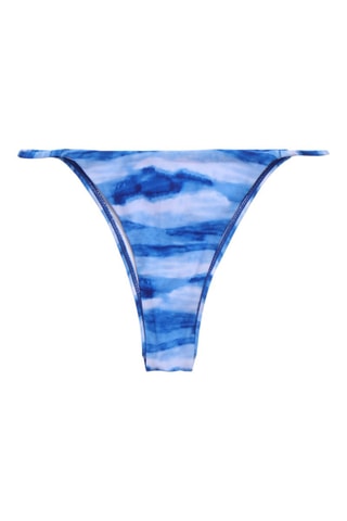 $Maillot 2 pièces tie and dye - Bleu et blanc