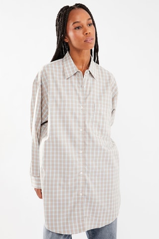 $Chemisier oversize - Gris