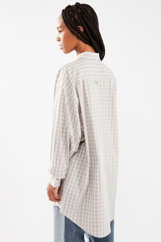 $Chemisier oversize - Gris