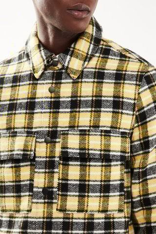 $Surchemise - Blanc et jaune