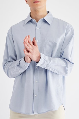 $Chemise oversize - Bleu