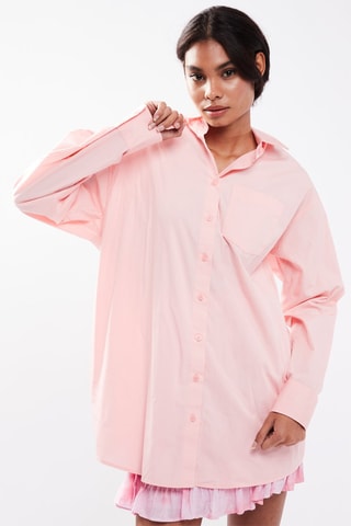 $Chemise oversize - Rose