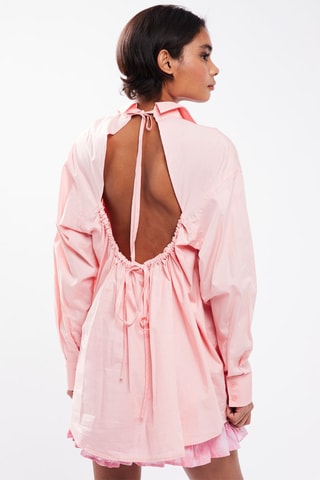 $Chemise oversize - Rose