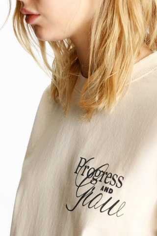 $T-shirt - Beige