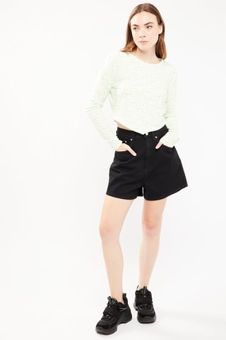 $T-shirt - Blanc et vert clair - Tall