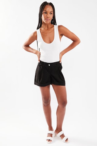 $Short de maternité taille haute - Noir