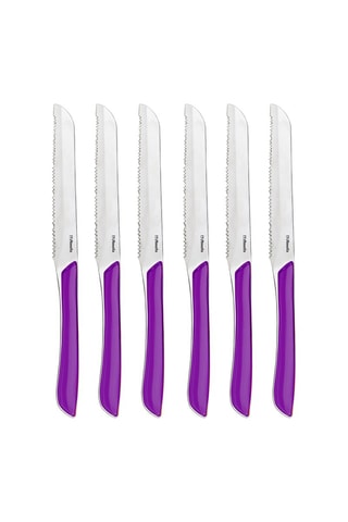 $6 couteaux en acier inoxydable Solstice