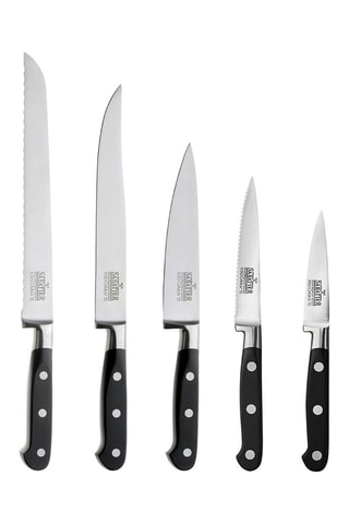 $Bloc de 5 couteaux de cuisine Sabatier
