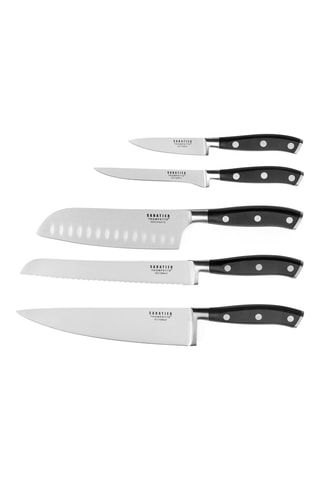 $Bloc de 5 couteaux de cuisine Vulcano