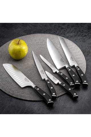 $Bloc de 5 couteaux de cuisine Vulcano