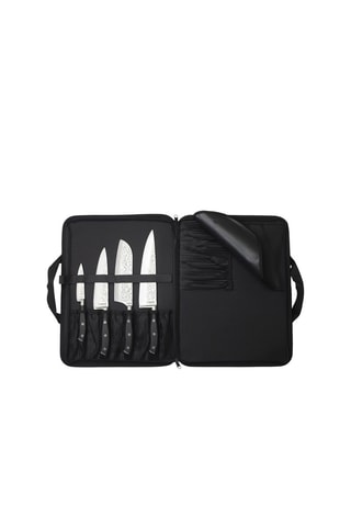 $Ensemble couteaux de cuisine en acier inoxydable Carbon - 4 pièces
