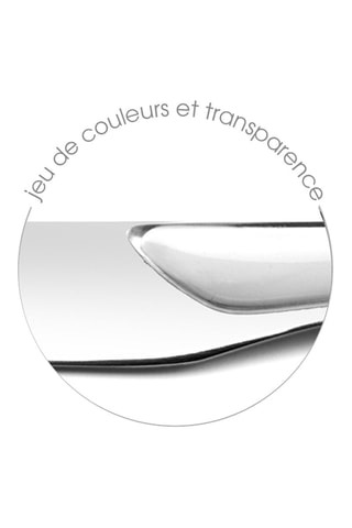 $Ménagère en acier inoxydable Solstice Blanc - 24 pièces