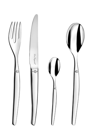 $Ménagère en acier inoxydable 18/0 Jet Miroir - 24 pièces