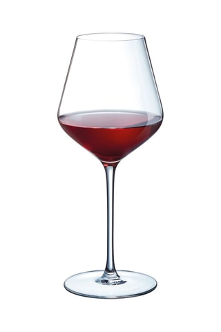 $2 coffrets 4 verres à pied en cristallin Diamantis - 47 cl