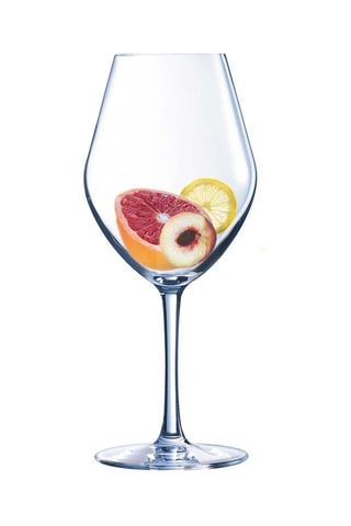 $6 verres à pied en cristallin Lys - 35 cl