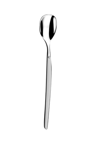 $6 cuillères à glace et mazagran en acier inoxydable Jet Satin
