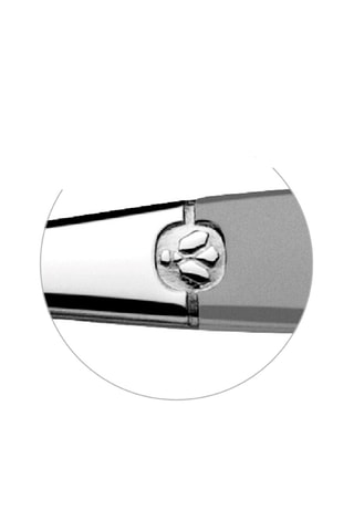 $6 cuillères à glace et mazagran en acier inoxydable Jet Satin