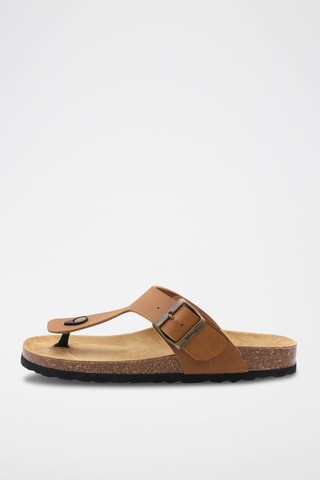 $Tongs Rosso Camel