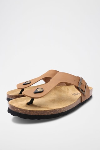 $Tongs Rosso Camel