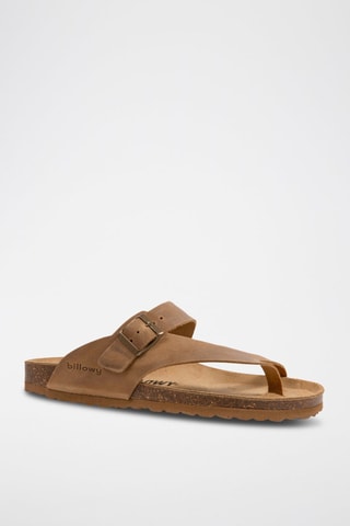 $Sandales en nubuck - Marron