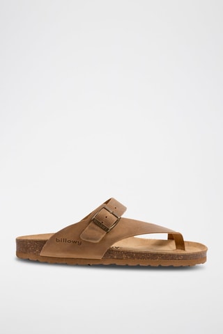 $Sandales en nubuck - Marron